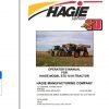 Hagie Hi Tractor STS 10 U1611001001 thru U1611001100 Operator Manual 493467 2009 1