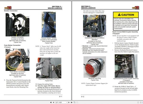 Hagie Hi Tractor STS 12 SNU16111414001 200 Technical Manual 493576 2016 2