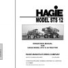 Hagie Hi Tractor STS 12 U1600440001 thru U1600440100 Operator Manual 493311 2004 1