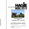 Hagie Hi Tractor STS 12 U1600550001 thru U1600550100 Operator Manual 493339 2004 1