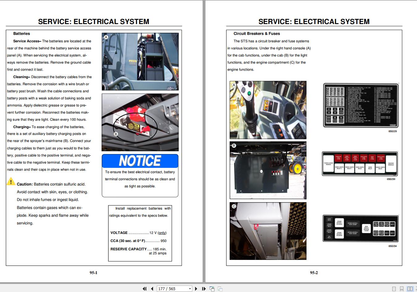 Hagie Hi Tractor STS 12 U1601111001 thru U1601111100 Operator Manual 493505 2010 2