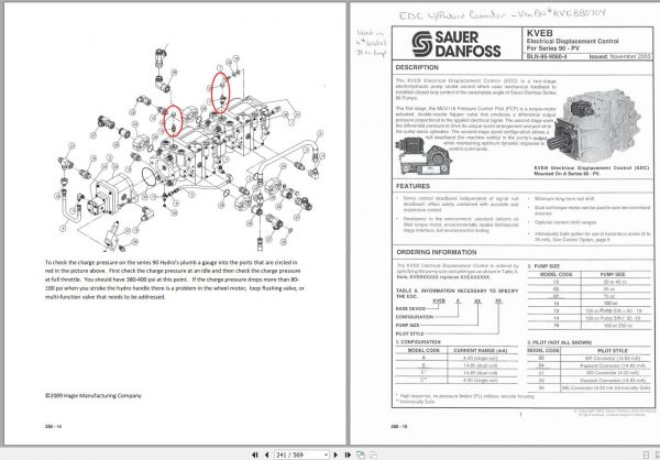 Hagie Hi Tractor STS 14 U1631111001 thru U1631111100 Operator Manual 493509 2010 2