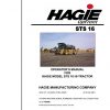 Hagie Hi Tractor STS 16 U1620770001 thru U1620770100 Operator Manual 493395 2006 1