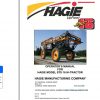 Hagie Hi Tractor STS 16 U1621111001 thru U1621111100 Operator Manual 493513 2010 1