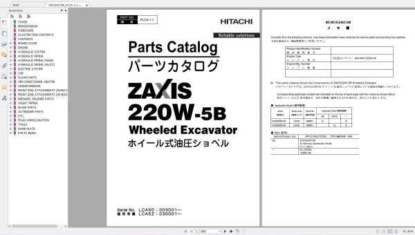 Hitachi Wheeled Excavator 4.99 GB Updated 2022 Workshop Manual Technical Manual and Circuit Diagram PDF DVD 11
