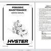 Hyster Forklift PDF Updated 11.2021 Class 1 5 Serivce Repair Manuals 2
