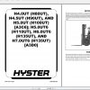 Hyster Forklift PDF Updated 11.2021 Class 1 5 Serivce Repair Manuals 8a15f3712e746c27e