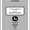 John Deere Autoconnect Mid Mount Mower 54D 60D Operators Manual OMLVU25620 A2 2012 1