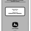 John Deere Basic Machine 1505 1515 Operators Manual OMDMU212185 B0 2010 1