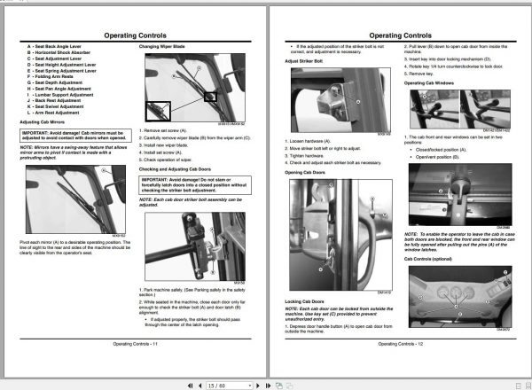 John Deere Basic Machine 1505 1515 PIN 170001 Operators Manual OMTCU38832 I4 2014 2
