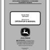 John Deere Bunker Rake 1200 Hydro SN 020001 Operators Manual OMTCU21794 D0 2010 1