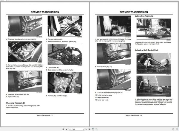 John Deere Bunker Rake 1200A SN 0150001 Operators Manual OMTCU27049 C9 2009 2