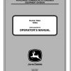 John Deere Bunker Rake 1200A SN 180001 Operators Manual OMTCU29789 K0 2010 1