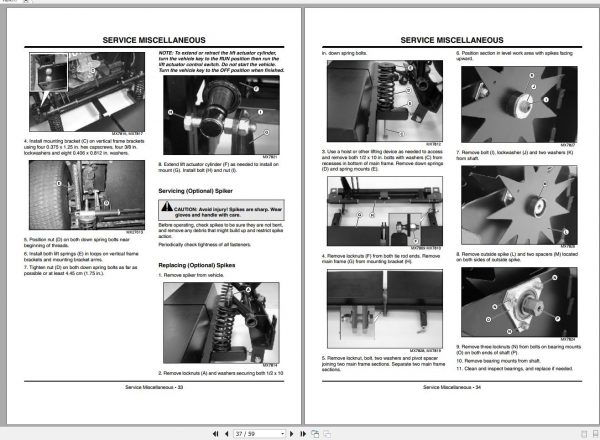John Deere Bunker Rake 1200A SN 180001 Operators Manual OMTCU29789 K0 2010 2