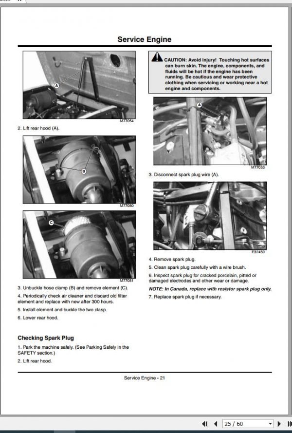 John Deere Bunker Rake 1200A SN 190001 Operators Manual OMTCU30979 L1 2011 2