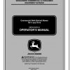 John Deere Commercial Walk Behind Mower 7H17 7H19 SN 010001 Operators Manual OMTCU18370 C4 2004 1