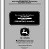 John Deere Commercial Walk Behind Mower 7H17 7H19 SN 030001 020001 Operators Manual OMTCU21434 L8 1