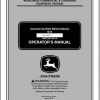 John Deere Commercial Walk Behind Mower G15 SN 015001 Operators Manual OMTCU21436 L8 2009 1
