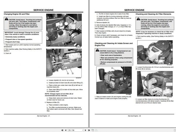 John Deere Commercial Walk Behind Mower WG32A WG36A WG48A SN 010001 Operators Manual OMTCU29068 H0 2010 2