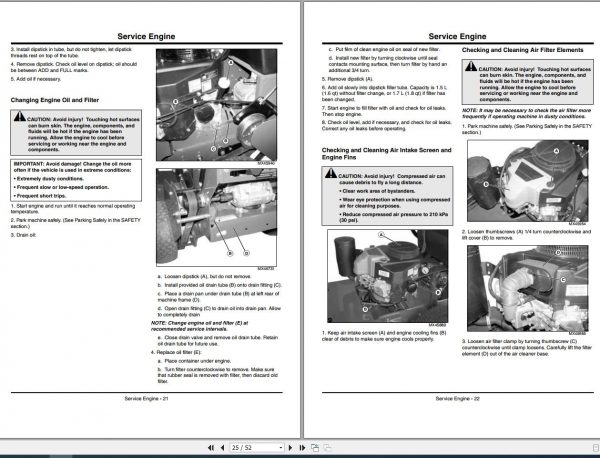 John Deere Commercial Walk Behind Mower WG32A WG36A WG48A SN 030001 Operators Manual OMTCU31829 K1 2011 2