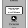 John Deere Commercial Walk Behind Mower WH36A WH48A WH52A SN 030001 Operators Manual OMTCU31828 K1 2011 1