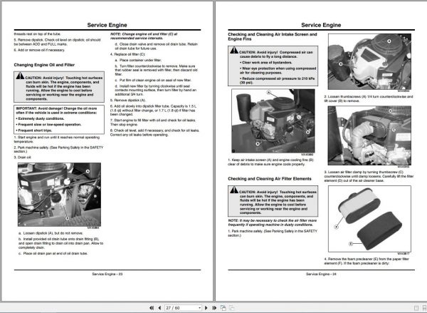 John Deere Commercial Walk Behind Mower WH36A WH48A WH52A SN 030001 Operators Manual OMTCU31828 K1 2011 2