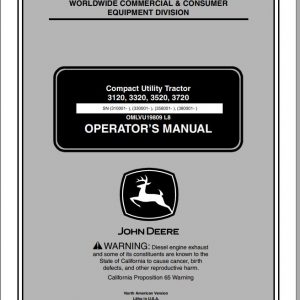 John Deere Compact Utility Tractor 3005 SN 000101 Operator's Manual OMLVU19591 E2 - Auto Repair ...