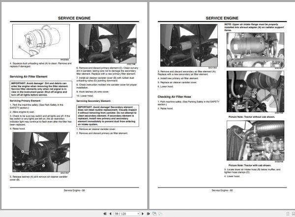 John Deere Compact Utility Tractor 3120 3320 3520 3720 Operators Manual OMLVU19809 L8 2008 2