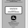 John Deere Compact Utility Tractor 3120 3320 3520 3720 Operators Manual OMLVU23476 H0 2010 1
