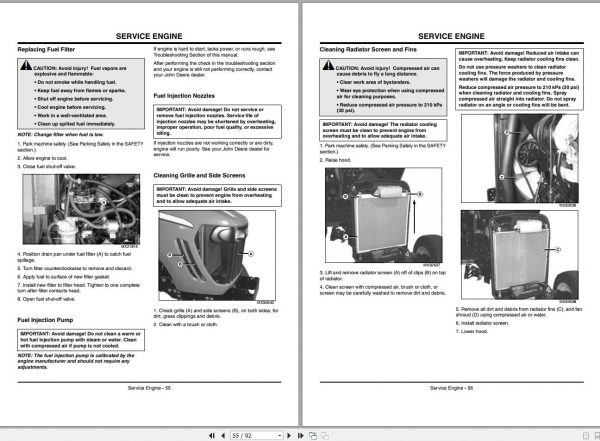 John Deere Compact Utility Tractor 3520 3720 Operators Manual OMLVU20031 L8 2008 2
