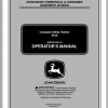 John Deere Compact Utility Tractor 4010 SN 110001 Operators Manual OMLVU13325 I3 2003 1