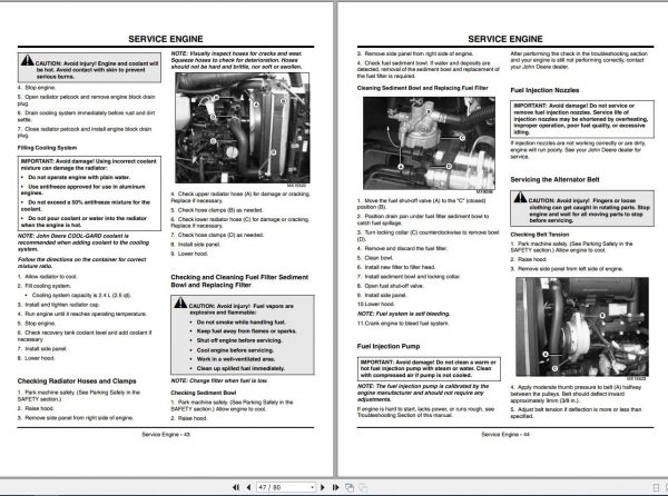 John Deere Compact Utility Tractor 4010 SN 110001 Operators Manual OMLVU13325 I3 2003 2