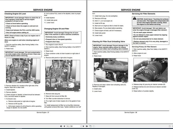 John Deere Compact Utility Tractors 2210 SN 110001 Operators Manual OMLVU21139 F8 2008 2