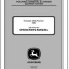 John Deere Compact Utility Tractors 2305 SN 120001 Operators Manual OMLVU23227 B0 2010 1