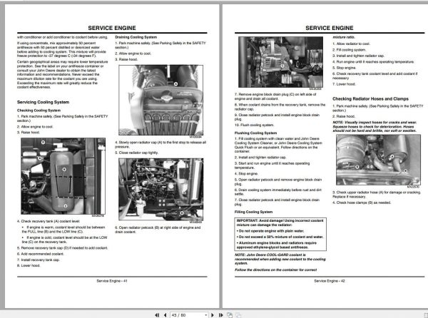 John Deere Compact Utility Tractors 2520 SN 400001 Operators Manual OMLVU19796 F9 2009 2