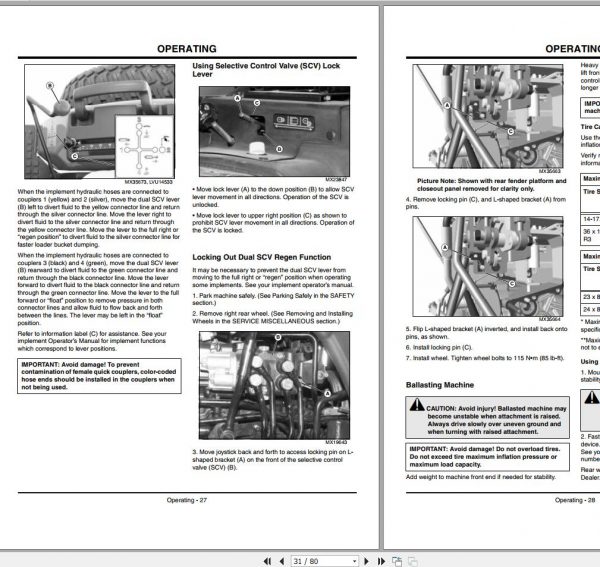 John Deere Compact Utility Tractors 2520 SN 480001 Operators Manual OMLVU19989 B9 2009 2
