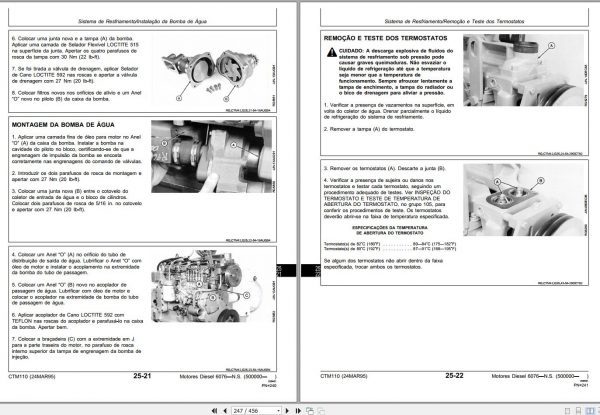 John Deere Diesel Engine 6076 Series 400 Technical Manual CTM110 ES 2