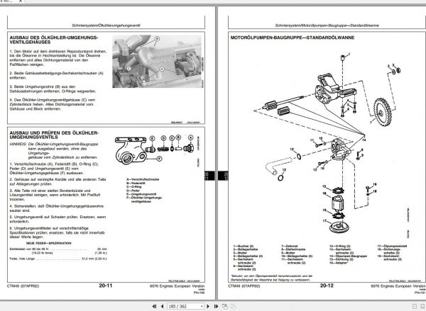 John Deere Engine 6076 Technical Manual CTM49 DE 2