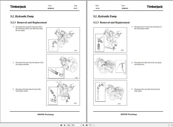 John Deere Feller Buncher 850 950 Technical Manual TMF292296 2