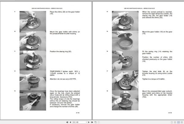 John Deere Front Rear Axle CTM10077X19 Series S128 Repair Manual 2