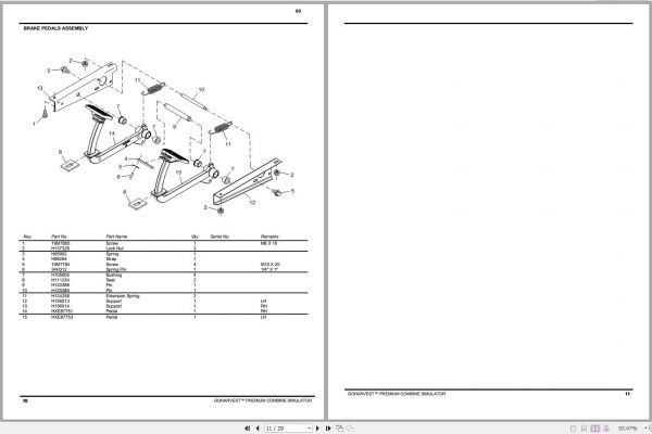 John Deere Goharvest Premium Combine Simulator Parts Catalog 06 2