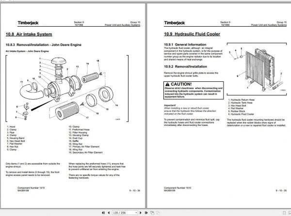 John Deere Log Loader 330 430 Technical Manual TMF278359 2