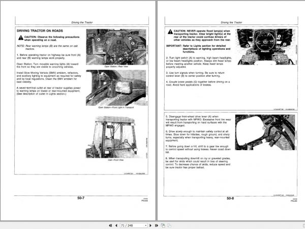 John Deere Narrow Tractors 5400N 5500N Operators Manual OMLV62124 2