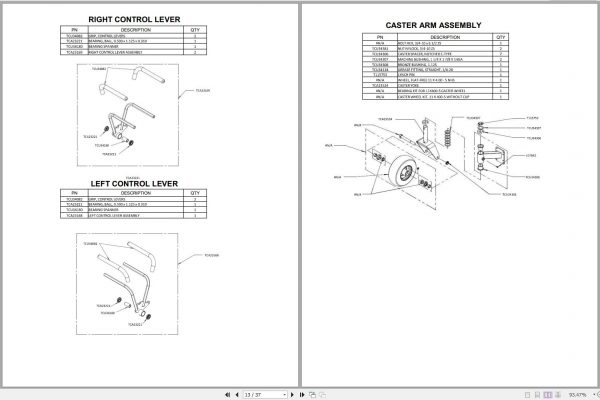 John Deere Pickup for SPFH 645C Parts Catalog PC4543 11 2