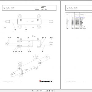 Jungheinrich Forklift EFG 430 G 400ZT Spare Parts Manual FN426437 2