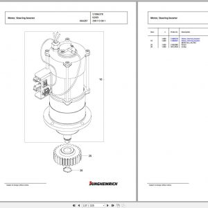 Jungheinrich Forklift EKS 210 ZF 080 475 DZ Spare Parts Manual FN426443 2