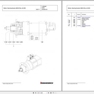 Jungheinrich Forklift EKS 312 ZF 080 830 DZ Spare Parts Manual FN426260 2
