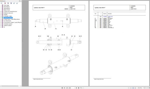 Jungheinrich Forklift EPC5000 Spare Parts Manual FN426292 2