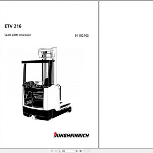 Jungheinrich Forklift ETV 216 Spare Parts Manual 91152103 1