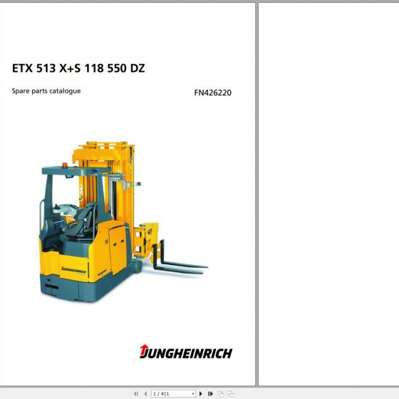 Jungheinrich Forklift ETV 216 Spare Parts Manual 91152105 Auto Repair